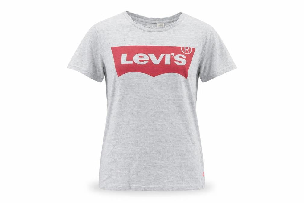 Womens UK Size S Levi's Grey 100% Cotton T-Shirt