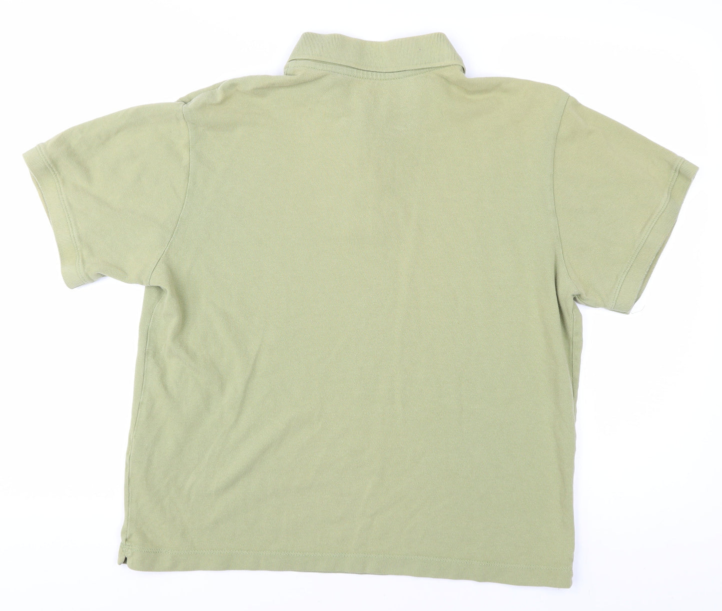 Banana Republic Men's Green Cotton Polo Shirt XL