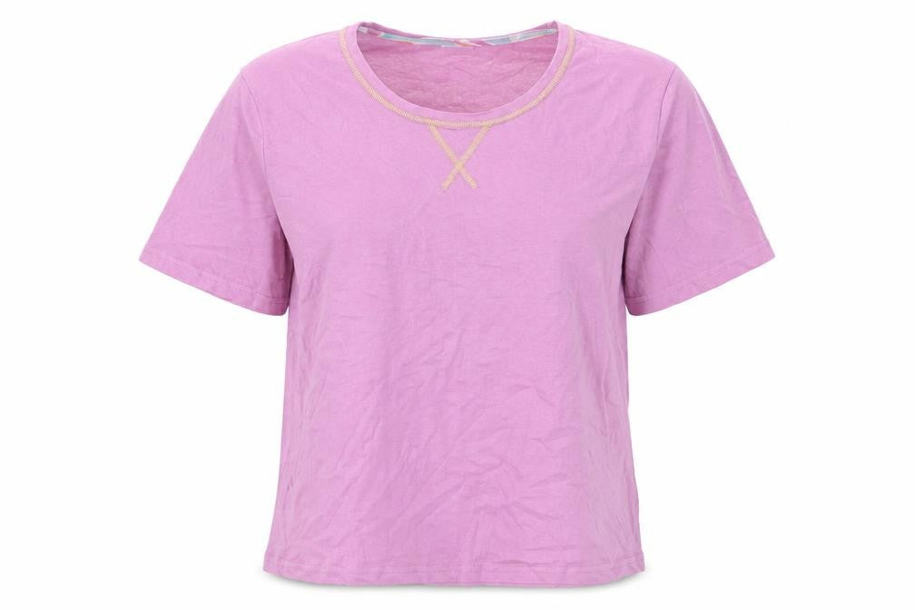 Okaidi Purple Women's T-Shirt M Casual Cotton