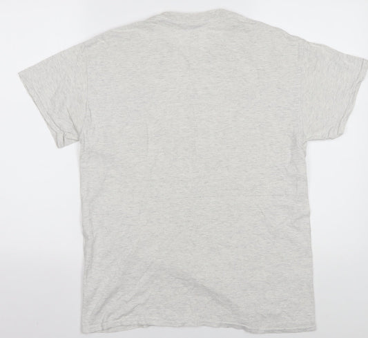 The Simpons Men's Grey Funny Cartoon T-Shirt Size M