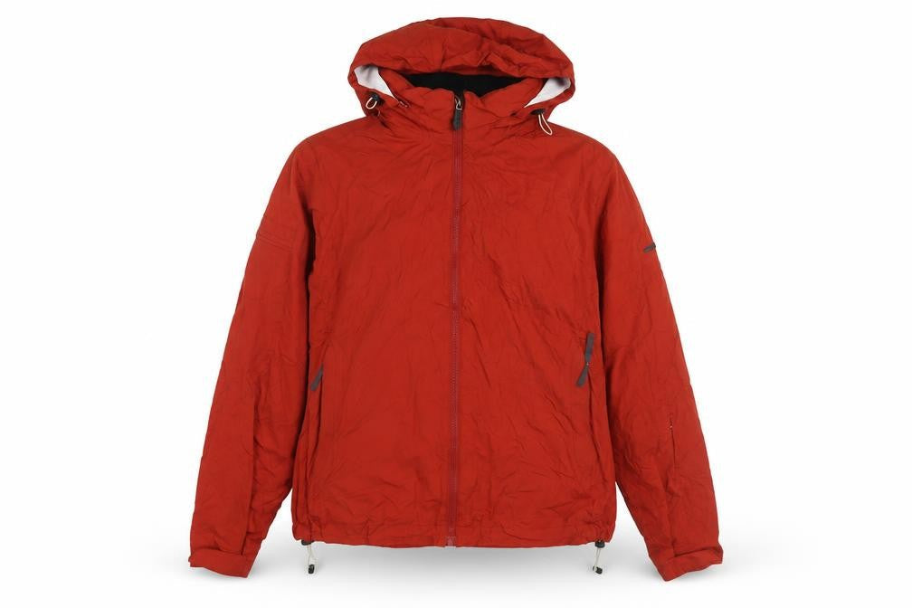 cross Unisex Adults Red Hooded Basic Jacket XL