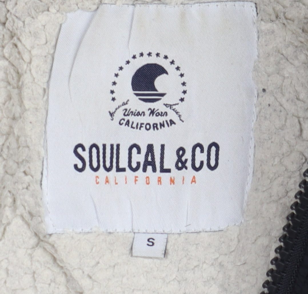 SoulCal & Co Men's Black Puffer Jacket Size S