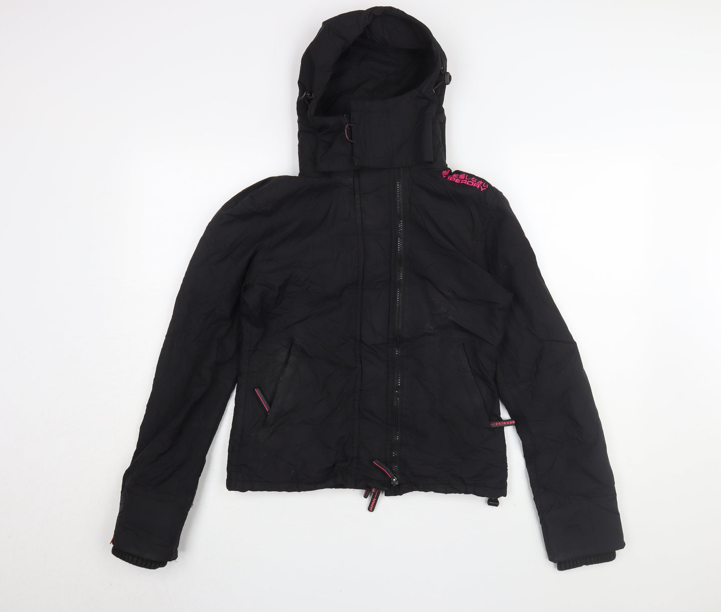 Superdry Women's Black Windbreaker Jacket S