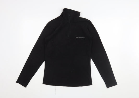 Dare 2b Women's Black Fleece Henley Sweatshirt - Size 8