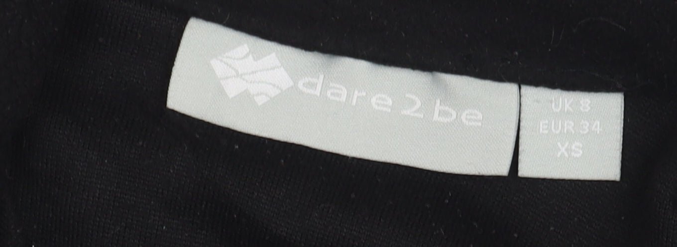 Dare 2b Women's Black Fleece Henley Sweatshirt - Size 8