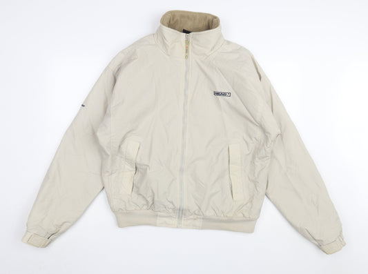 Head Men's Beige Windbreaker Jacket M Full Zip Casual