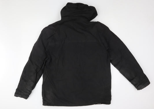 Regatta Men's Black L Parka Jacket, Hooded, Waterproof