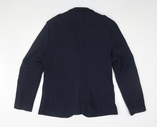 Casual Friday Men's Blue Slim Fit Blazer - Size 42R