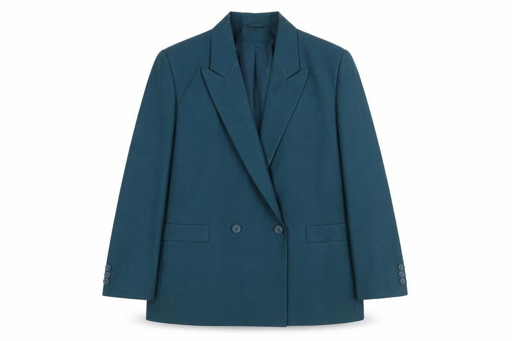 Classics Woman Green Blazer, Women's Size 14, Long, Formal