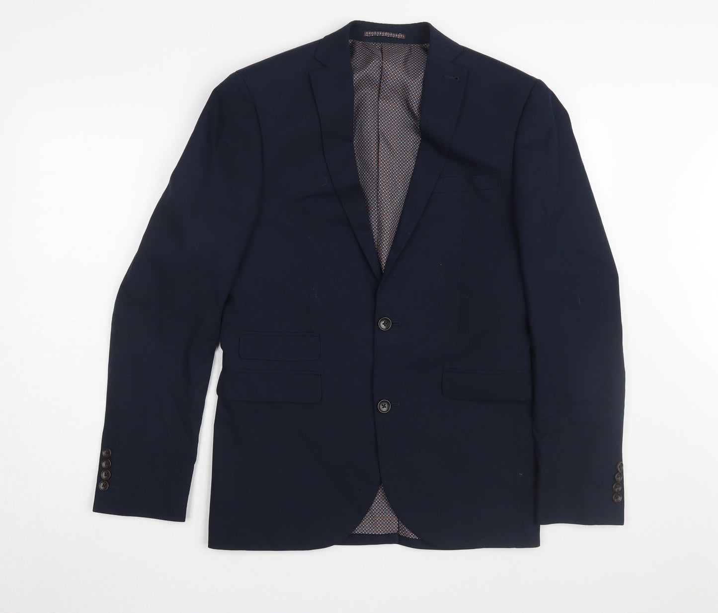 Next Men's Blue Blazer, 36, Regular Fit