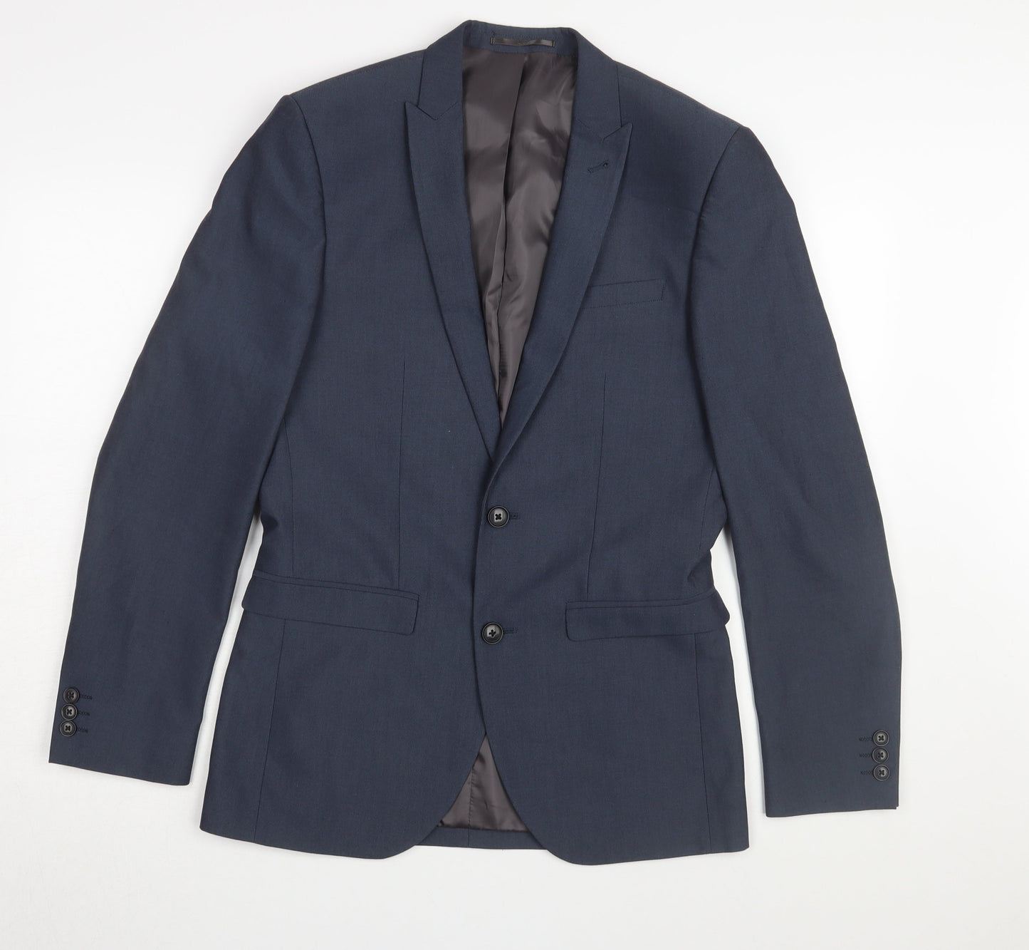 Next Men's Blue Blazer 36 Regular Fit Formal