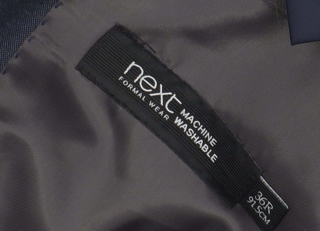 Next Men's Blue Blazer 36 Regular Fit Formal