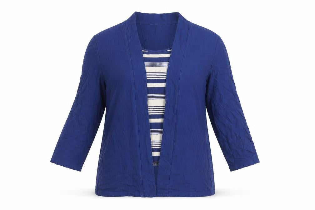 Womens UK Size 12 Eastex Blue Viscose Blend Blouse