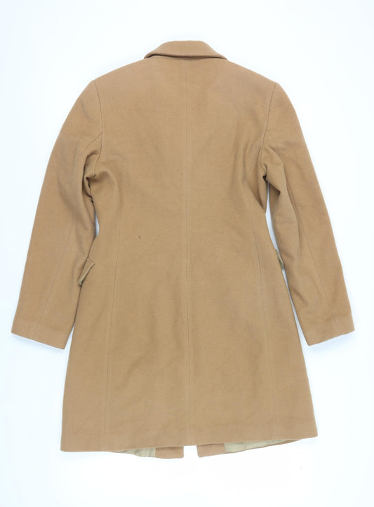 Miriam C. Beige Women's Overcoat Size 12