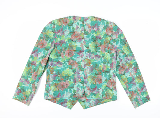 Esmodell Women's Floral Suit Jacket Multicoloured Size 12