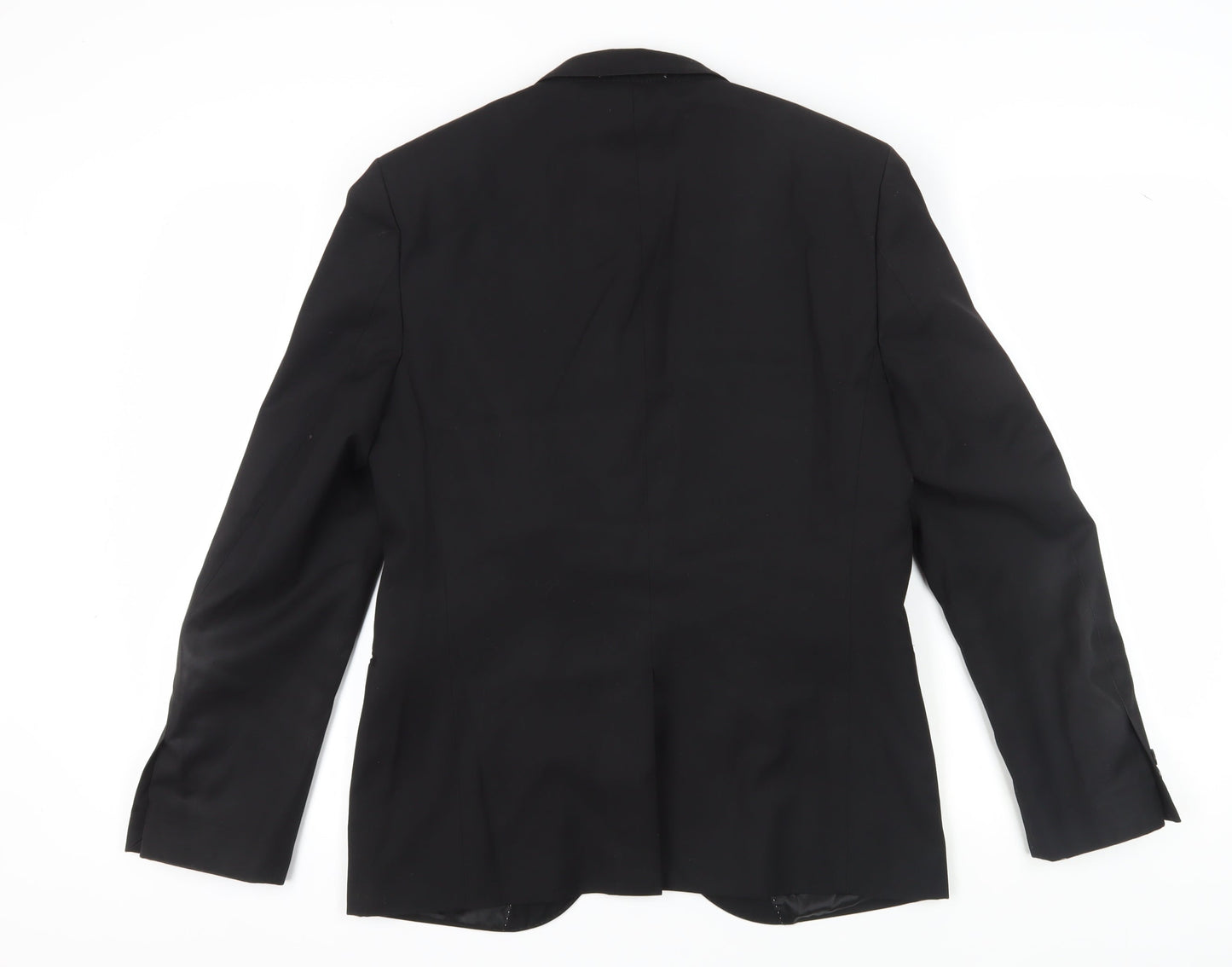 Moss London Men's Black Slim Fit Blazer - Size 40R