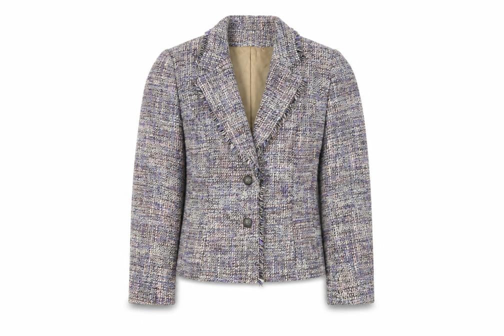 Minuet Women’s Multicoloured Bouclé Blazer Size 10