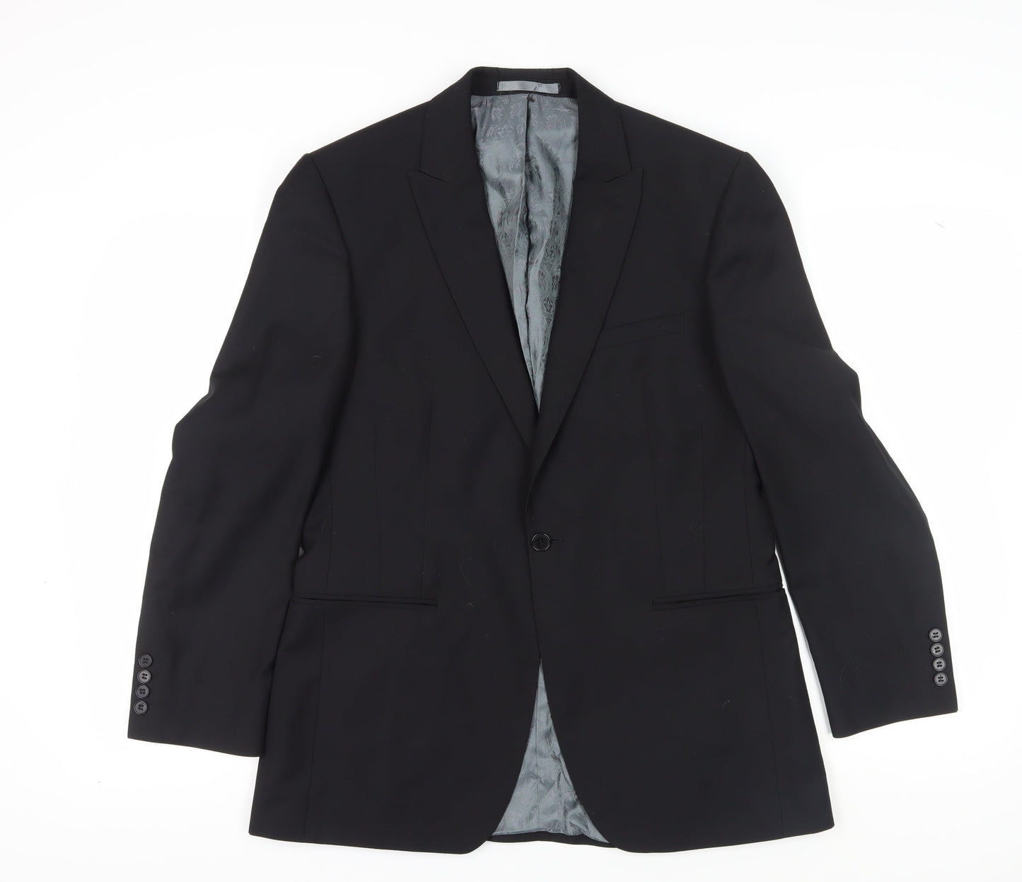 Red Herring Men's Black Blazer Regular Fit 40R