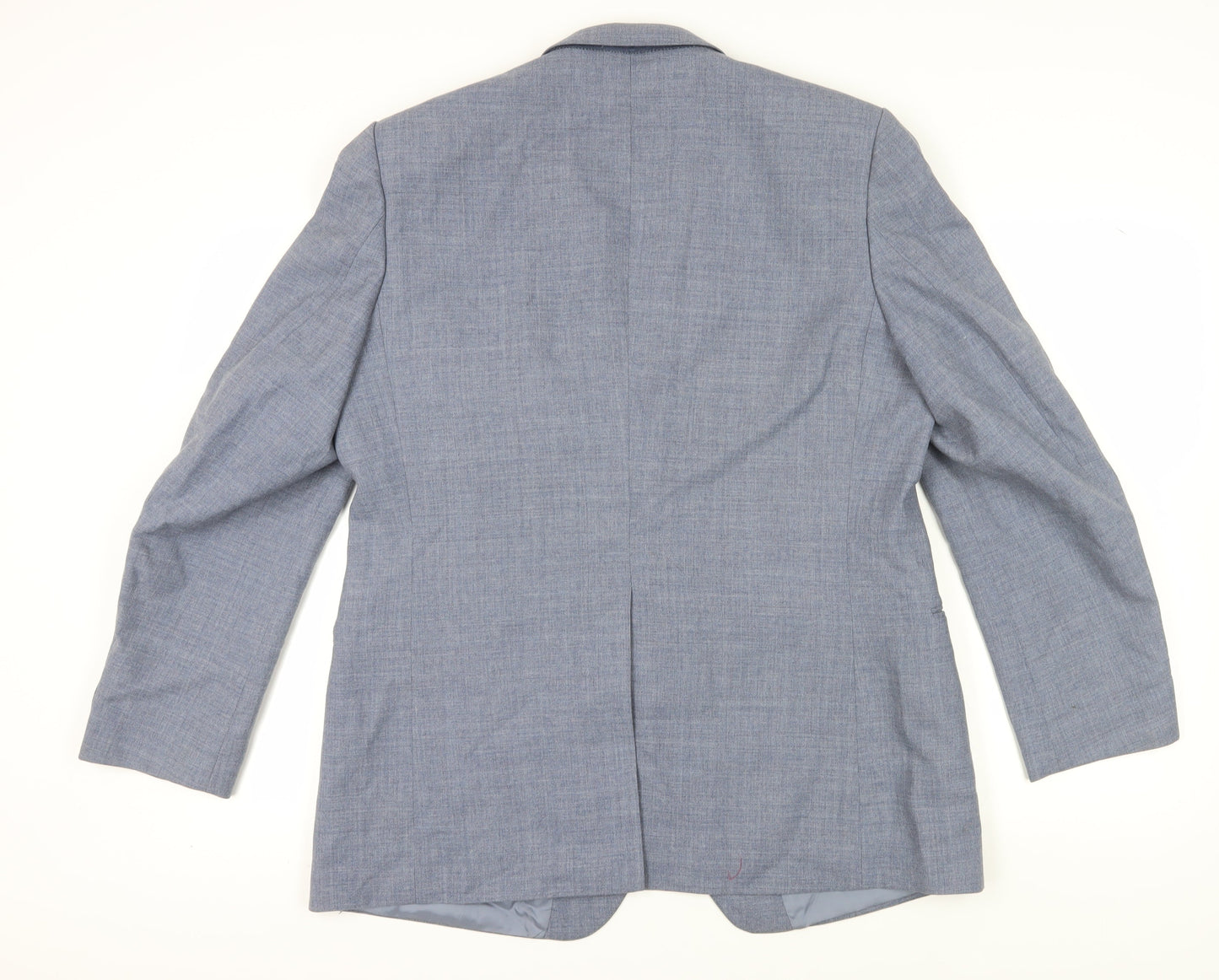 St Michael Men's Blue Blazer 44R Classic Single-Breasted