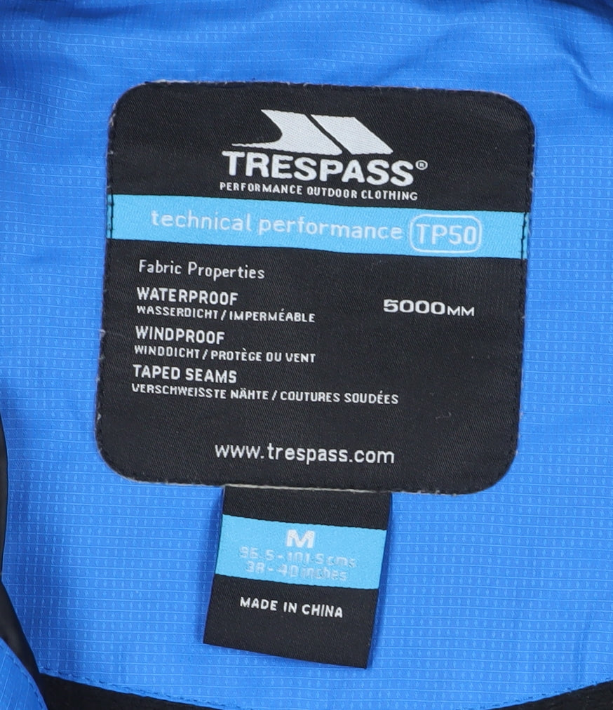 Trespass Men's Blue Windbreaker Jacket M