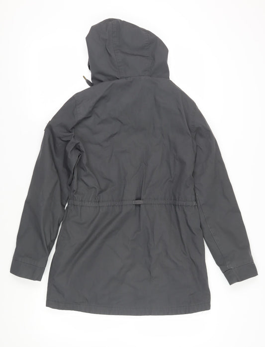 Element Unisex Grey Parka Jacket M Hooded Autumn