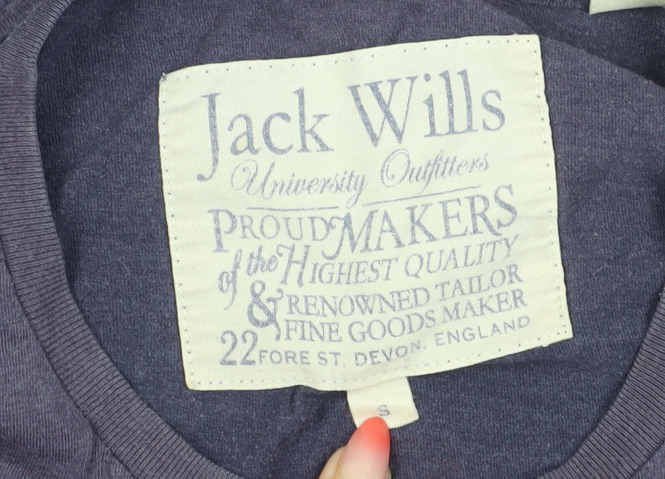 Jack Wills Men's Blue Crew Neck T-Shirt S