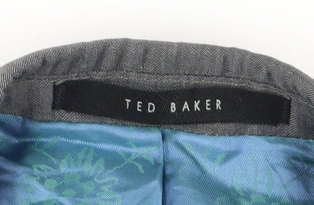 Ted Baker Men's Grey Check Blazer, Size 38L, New