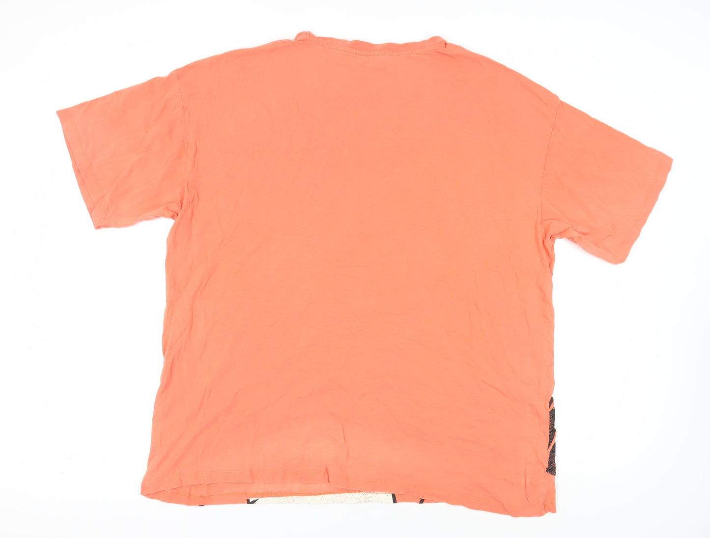 Disney Unisex Adults Orange T-Shirt XL Cartoon Fun