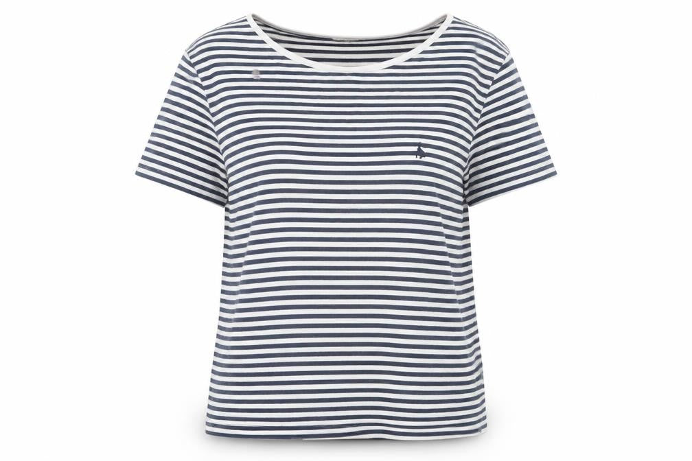 Womens UK Size 6 Jack Wills Multicoloured Cotton Blend T-Shirt