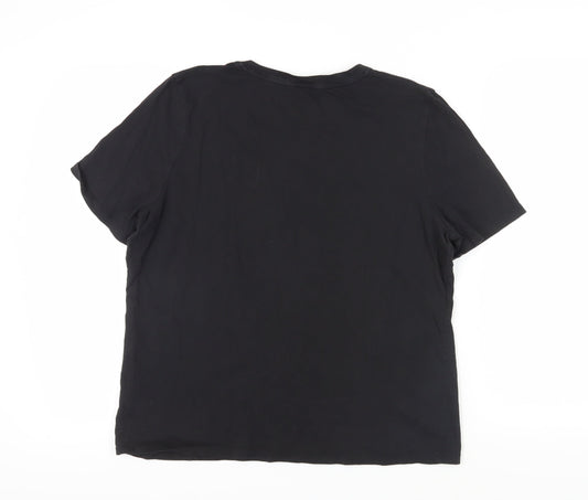 Tommy Hilfiger Unisex Black XL Basic T-Shirt