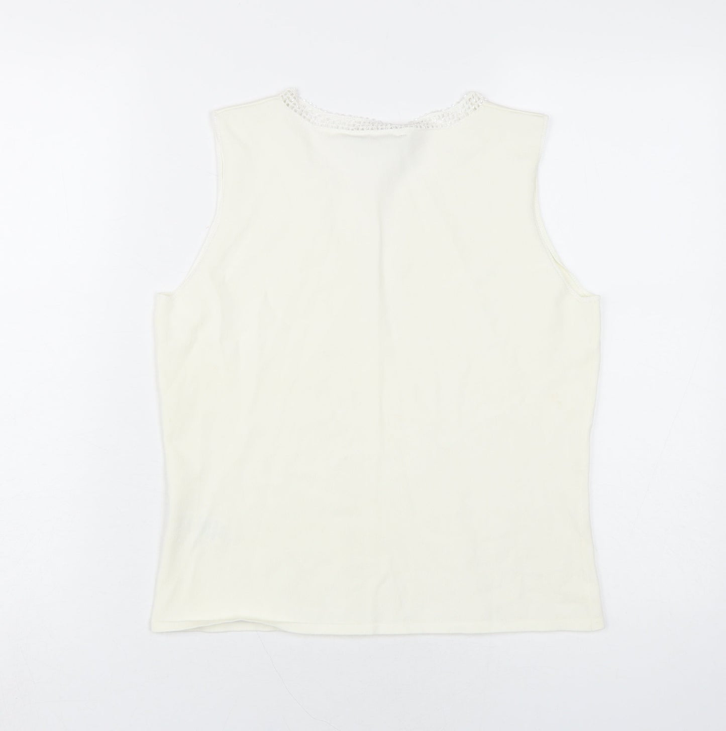 J.Taylor Women’s Ivory Tank Size 14