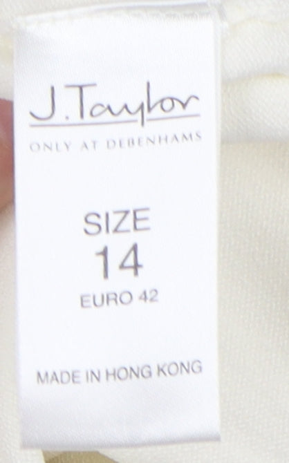 J.Taylor Women’s Ivory Tank Size 14