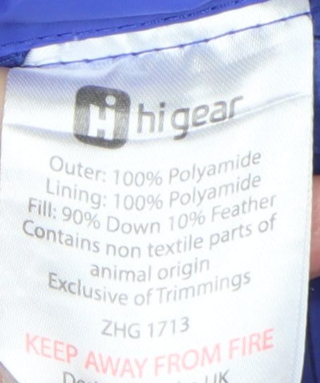 Hi Gear Men's Blue Puffer Waistcoat S - Casual Outdoor