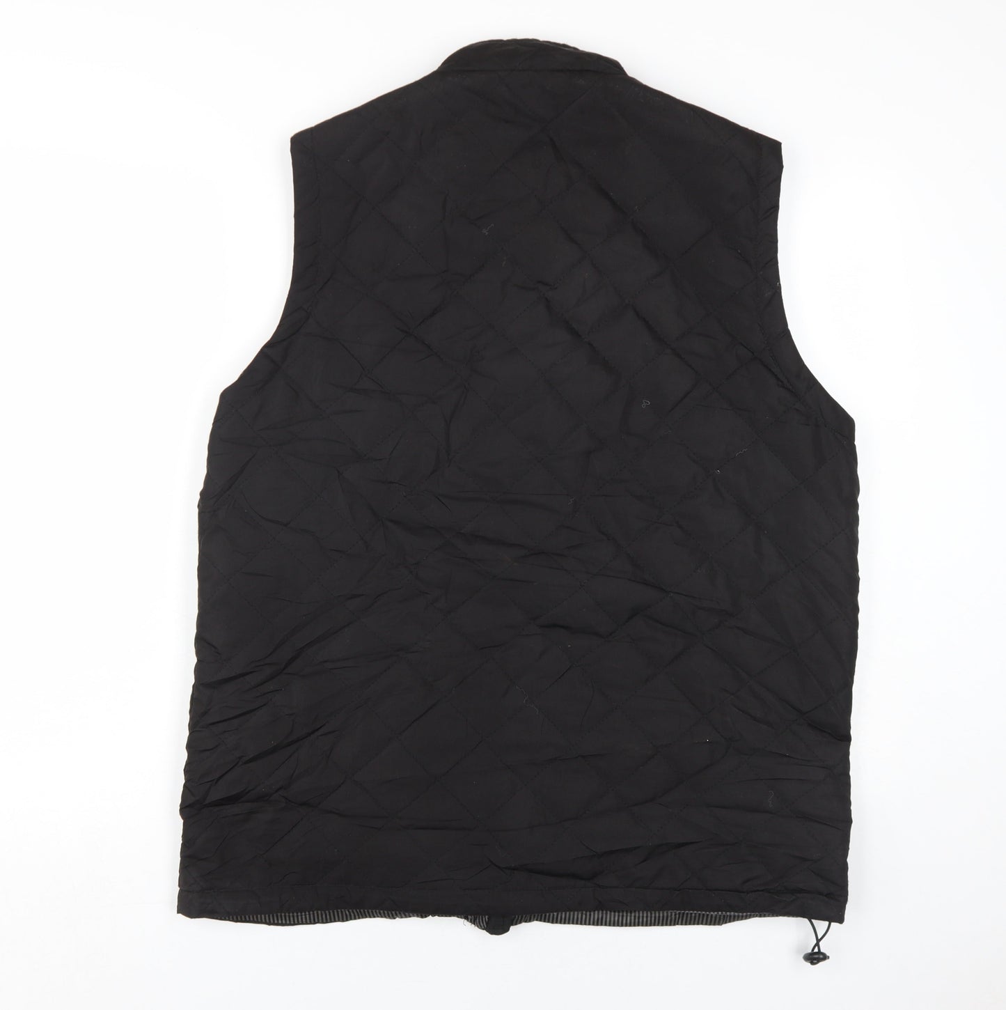Pierre Cardin Men's Black Quilted Waistcoat, Size L