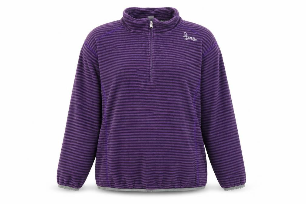 Womens UK 14 Regular TOG24 Purple Henley Sweatshirt