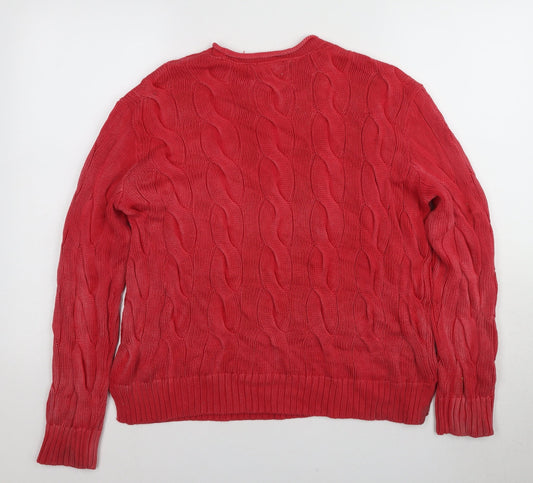 Polo Ralph Lauren Red Pullover Jumper, M, Women's