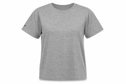 Womens UK Size M adidas Grey Cotton Blend T-Shirt