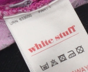 White Stuff Women's Pink Denim Jeans Size 10