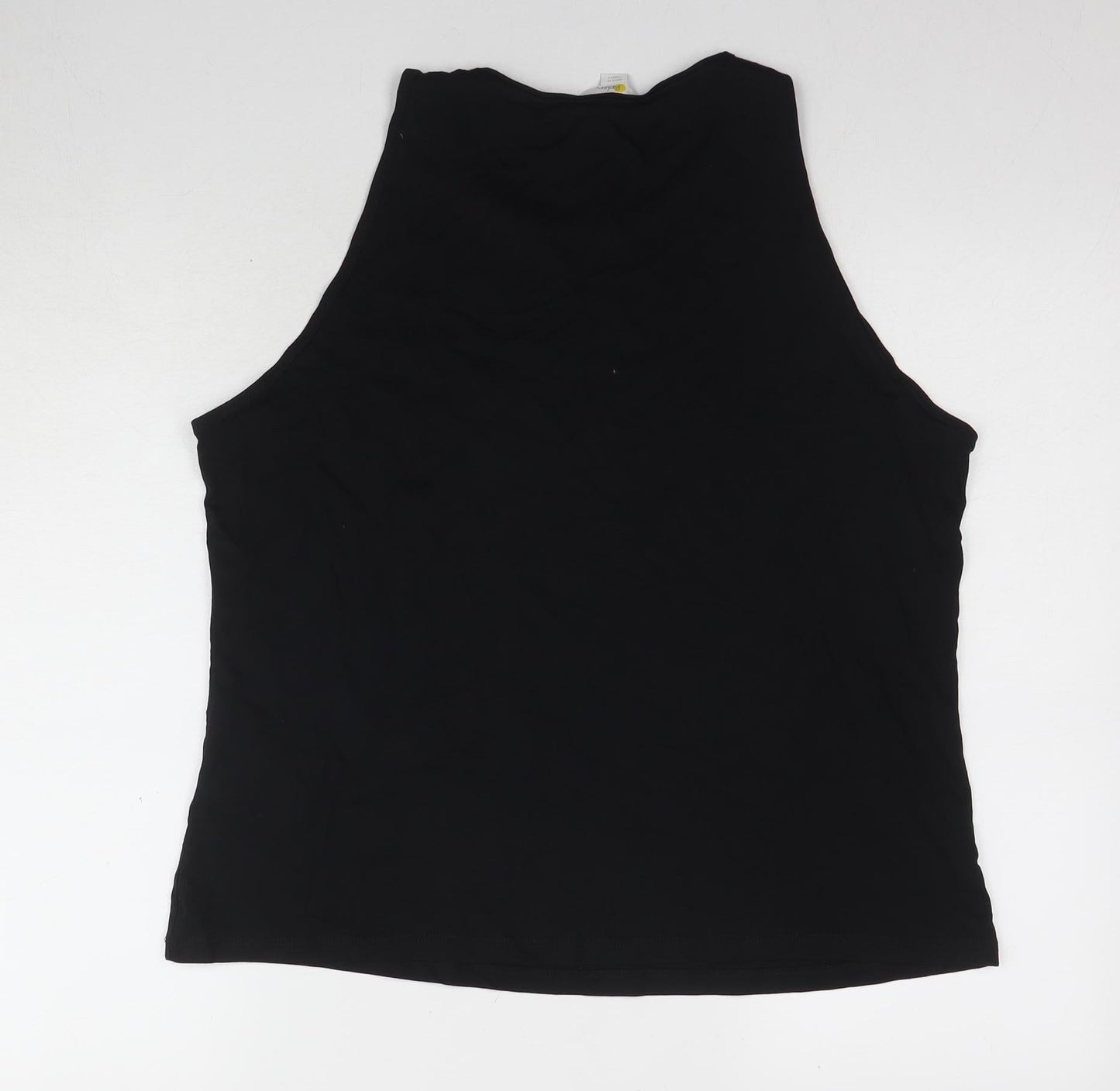 Yessica Women's Black Size 18 Basic Tank Top