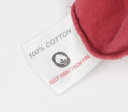 EWM Women's Red Cotton Basic T-Shirt M