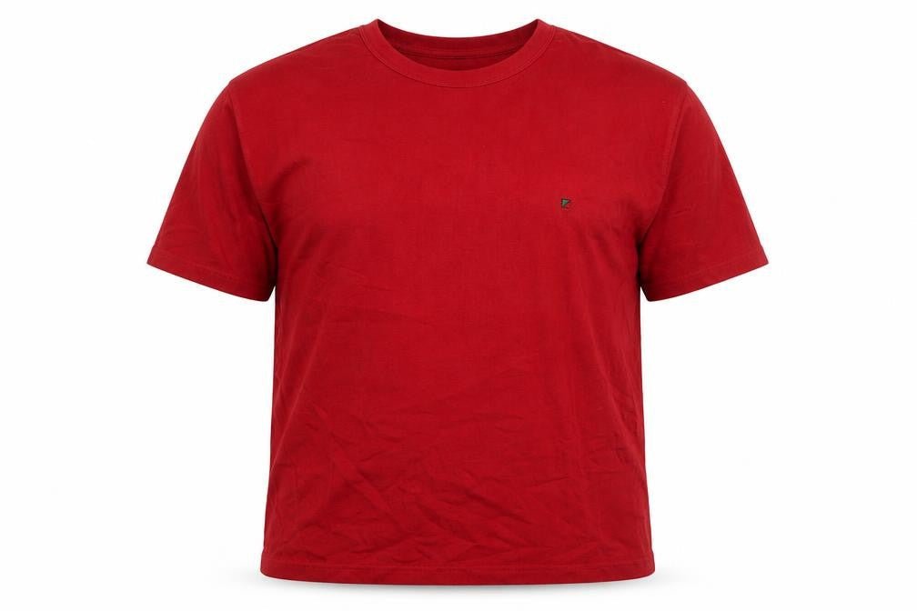 Red Green Men's Red L Solid Short Sleeve T-Shirt