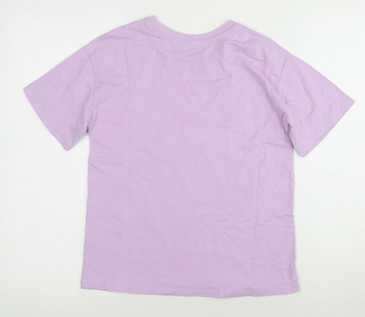 Next Girls Purple Minnie Mouse Disney T-Shirt 7-8 Years