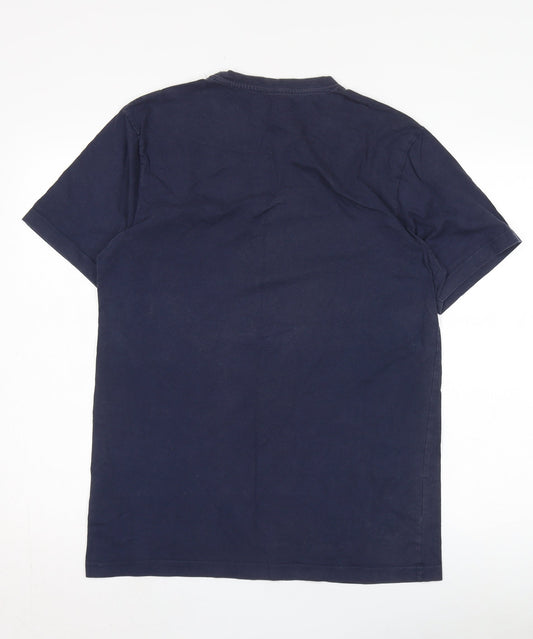 Mountain Warehouse Men's Blue Nature Graphic T-Shirt L