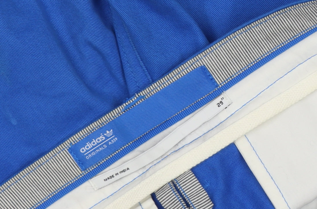 Adidas Women's Blue Chino Trousers Size 10
