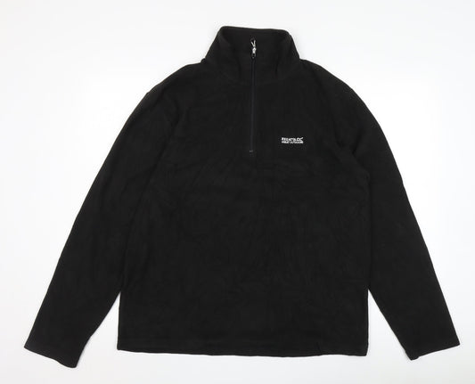 Regatta Men's Black Fleece Sweatshirt Size UK 12
