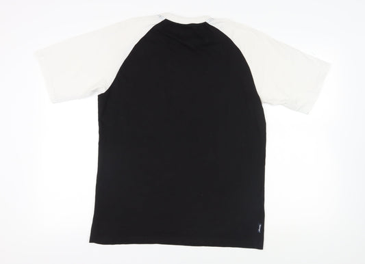 Slazenger Men's Sports T-Shirt Black/White Large