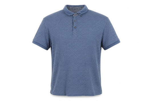 Red Herring Men's Blue Graphic Polo, Size M