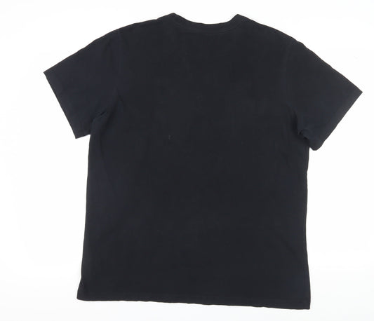 Nike Men's Black Graphic Print XL T-Shirt