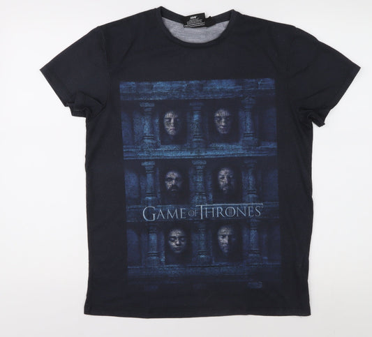 Game of Thrones Men's Black M TV Series T-Shirt