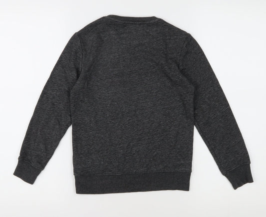 Next Boys Grey Batman Long Sleeve Pullover T-Shirt, 8 Years